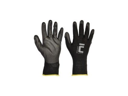 Rukavice nylónové BUNTING BLACK, veľ. 10/XL