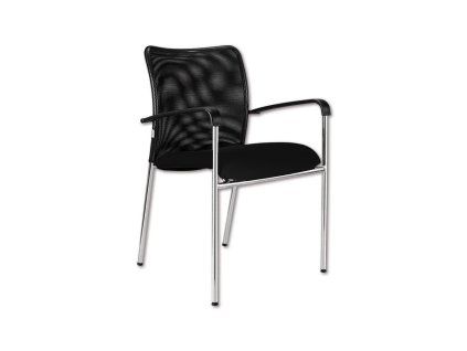 Konferenčná stolička Vanity Plus, čierna