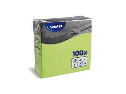 Papierové servítky 1-vrstvové GASTRO 33 x 33cm zelené (100 ks)