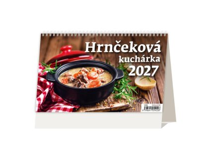 Stolový kalendár riadkový 22,6x13,9 cm - Hrnčeková kuchárka 2027
