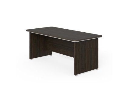 Pracovný stôl Lenza Wels, rovný, 180x76,2x85cm, wenge
