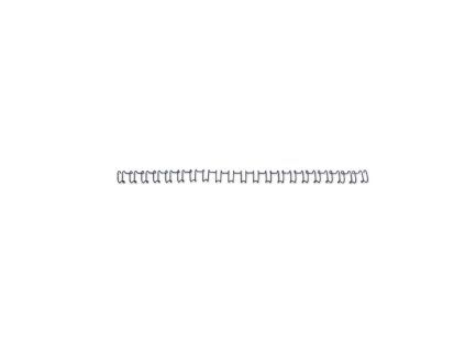 Drôtové hrebene GBC Multibind 21kr. 10mm čierne