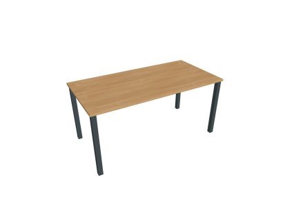 Pracovný stôl Uni, 160x75,5x80 cm, dub/čierna
