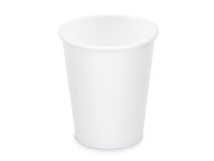 Papierové poháre biele Ø80 mm 280 ml ’M’ (50 ks)