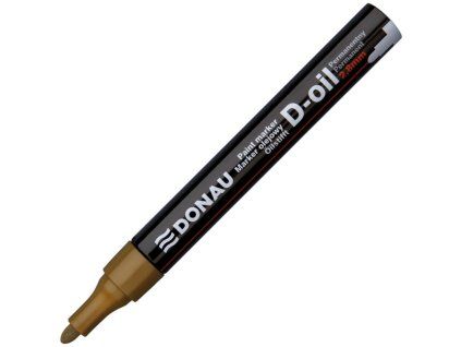 Popisovač lakový 2,8 mm Donau D-OIL zlatý