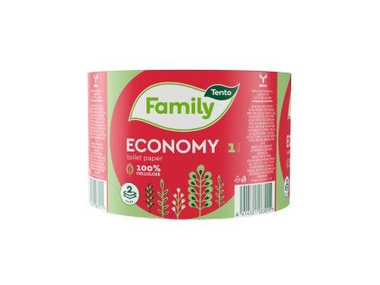 Toaletný papier 2-vrstvový TENTO Economy, návin 60 m