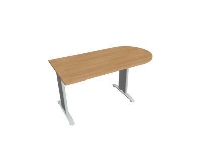 Doplnkový stôl Flex, 160x75,5x80 cm, dub/kov
