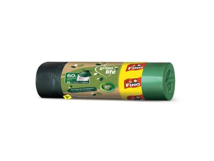Vrecia zaťahovacie FINO Green Life Easy 60 ℓ, 27 mic., 63 x 72 cm 10 ks