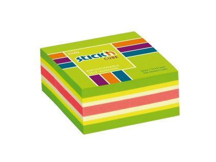 Samolepiaci bloček Stick’n Hopax mini, 51x51 mm, zelený mix