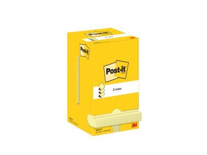 Samolepiaci Z-bloček Post-it 76x76 žltý 12x100 lístkov