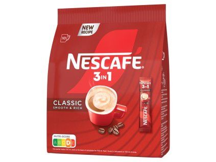 Káva NESCAFÉ Classic 3v1 instantná 10 x 16,5 g/15,5g
