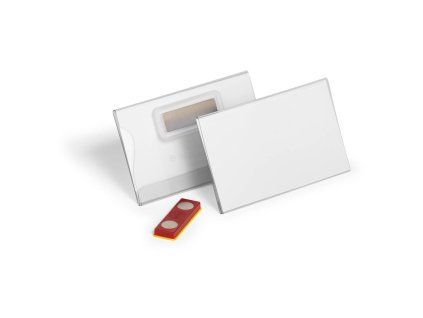 Visačka s šikmým magnetom DURABLE 54x90mm 25ks