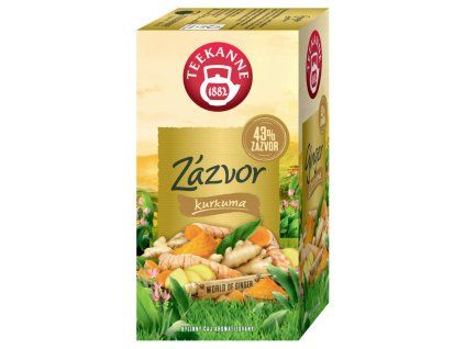 Čaj TEEKANNE Ginger & Curcuma HB 20 x 1,6g