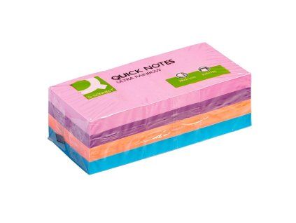 Samolepiaci bloček Q-CONNECT intenzívne 38x51mm 12x100 l
