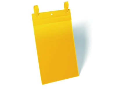 Vrecko na štítok s páskami 210 x 297 mm na výšku 50 ks žlté