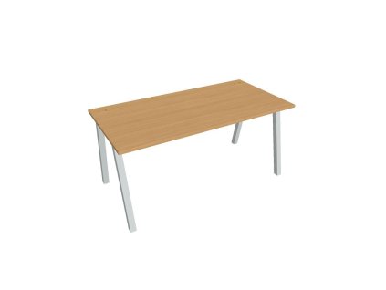Pracovný stôl UNI A, 160x75,5x80 cm, buk/sivá