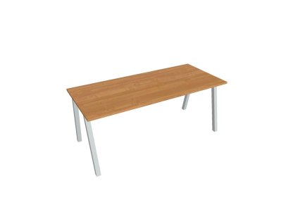 Pracovný stôl UNI A, 180x75,5x80 cm, jelša/sivá