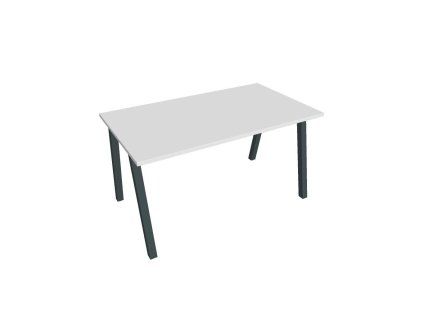 Rokovací stôl UNI A, 140x75,5x80 cm, biela/čierna