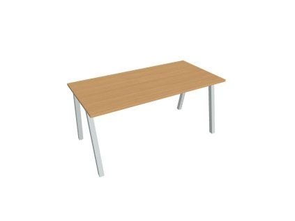 Rokovací stôl UNI A, 160x75,5x80 cm, buk/sivá