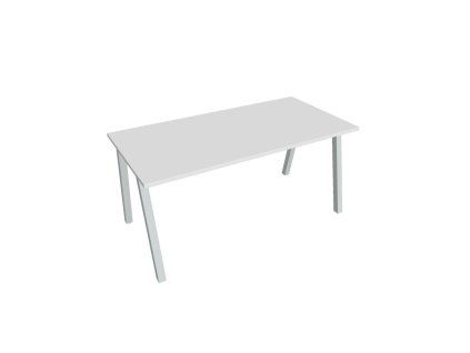 Rokovací stôl UNI A, 160x75,5x80 cm, biela/sivá