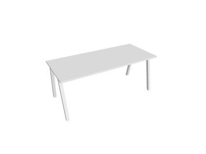 Rokovací stôl UNI A, 180x75,5x80 cm, biela/biela