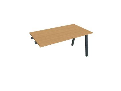 Rokovací stôl UNI A, k pozdĺ. reťazeniu, 140x75,5x80 cm, buk/čierna