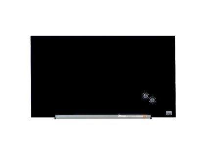 Sklenená tabuľa Nobo Diamond čierna 31”, 680x380mm
