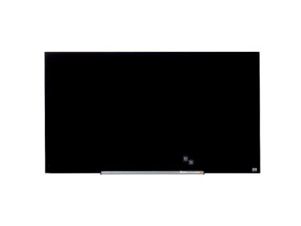 Sklenená tabuľa Nobo Diamond čierna 57”, 1260x710mm