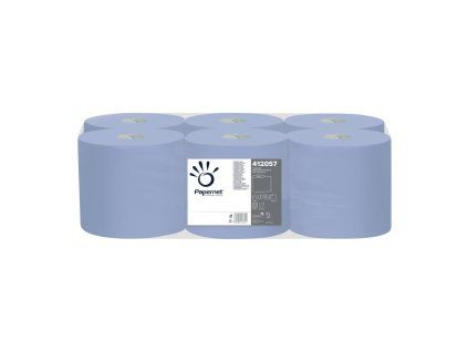 Papierové utierky v rolke Papernet blue , návin 140 m (6 ks)