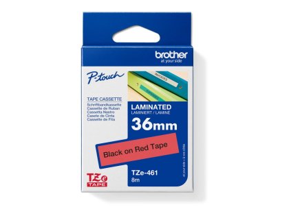 Samolepiaca páska Brother TZe-461 36 mm červená/čierna