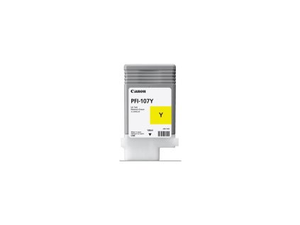 Atramentová náplň Canon PFI-107Y pre iPF 670/680/685/780/785 yellow (130 ml)