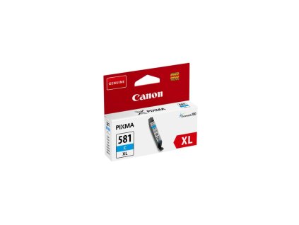 Atramentová náplň Canon CLI-581C pre TS6150/TS8150/TR7550/TR8550 cyan XL (519 str.)