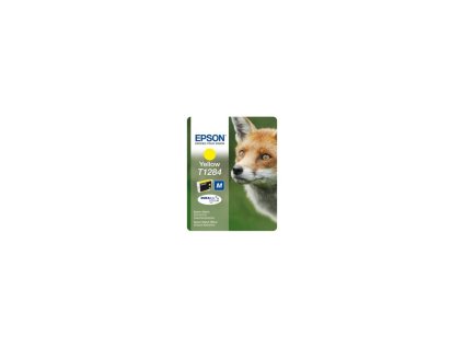 Atramentová náplň Epson T1284 yellow M pre S22/SX125/SX130/SX235W/SX420W (3,5 ml)