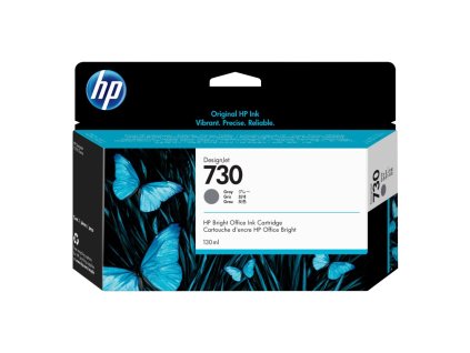 Atramentová náplň HP P2V66A HP 730 gray (130 ml)