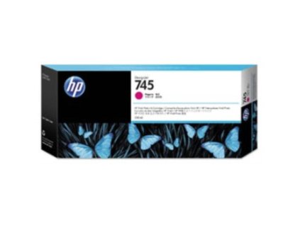 Atramentová náplň HP F9K01A HP 745 magenta (300 ml)