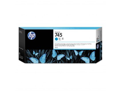 Atramentová náplň HP F9K03A HP 745 cyan (300 ml)