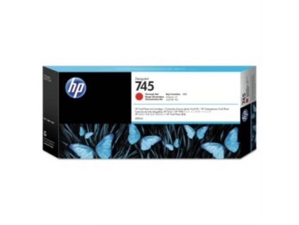 Atramentová náplň HP F9K06A HP 745 chromatic red (300 ml)