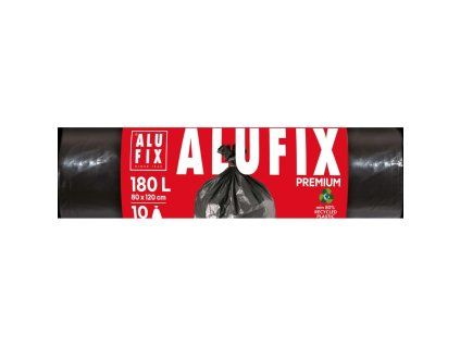 Vrecia na odpadky Alufix PROFI 180 ℓ 10 ks, 45mic., 80 x 120 cm, čierne, LDPE