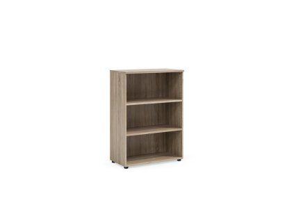 Policová skriňa BASIC, otvorená, 80x40x111,7cm, dub Sonoma