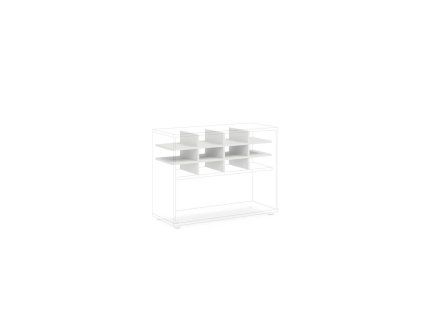 Priehradka do niky BASIC, otvorená, 96,2x35,3x32,7cm, biela