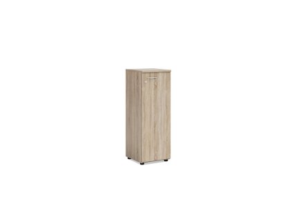 Policová skriňa BASIC, pravé dvere so zámkom, 40x40x111,7cm, dub Sonoma