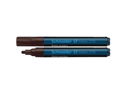 Lakový popisovač Schneider 270 hnedý