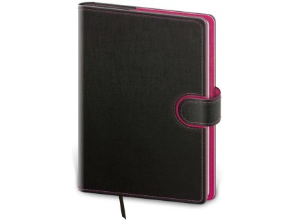 Diár Flip denný A5 14,3x20,5cm - antracit/magenta 2027