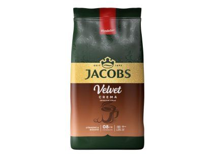 Káva Jacobs Velvet Crema zrnková 1000g