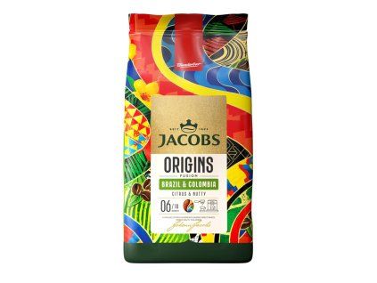 Káva Jacobs Brazil & Colombia zrnková 1000g