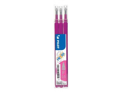 Náhradná náplň do gumovacieho rollera PILOT Frixion 0,7 mm ružová 3ks