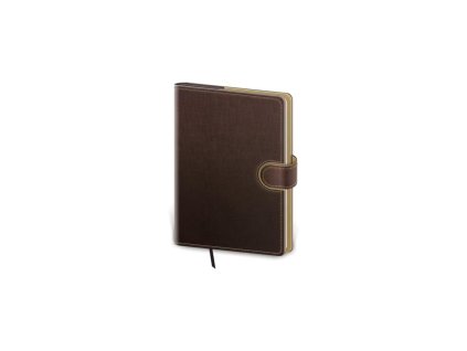 Diár Flip denný A5 14,3x20,5cm - hnedo/capuccinový 2025