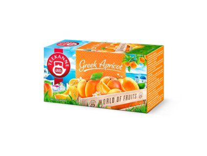 Čaj TEEKANNE World Of Fruits Greek Apricot HB 20 x 2,25g
