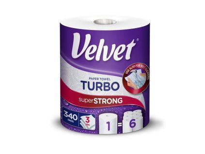 Kuchynské utierky 3-vrstvové Velvet Turbo 1ks, 75,82m