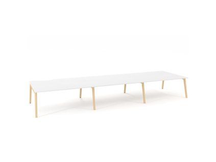 Pracovné stoly Bench ALFA ROOT 540x160cm, biely